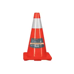 TRUPER - Cono Seguridad Precaución Reflectivo 45 Cm 27x27 Cm