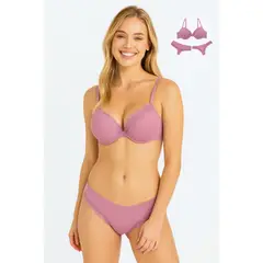 LILI PINK - Conjunto de 3 unidades en microfibra