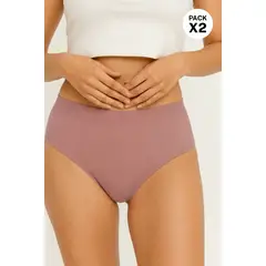 LILI PINK - Panty tipo tanga con tecnologia seamless paquete x2