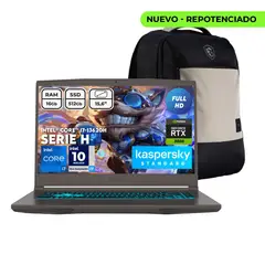 MSI - Portátil Gamer Thin 15 Intel Core I7 13620h Ram 16gb Ssd 512gb Rtx 3050