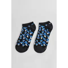 KOAJ - Medias tobilleras azules con diseños de hongos HOMBRE