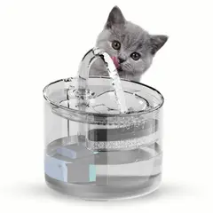 GENERICO - Fuente Agua Para Mascotas Silencioso Automático Transparente