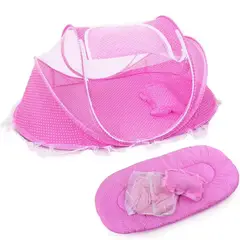 LANZURY IMPORTACIONES - CUNA MOSQUITERO PARA BEBE - ROSA