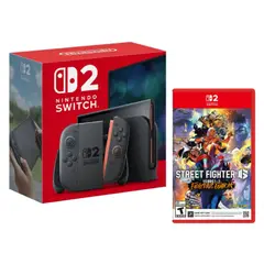 NINTENDO SWITCH - Consola 2 Con Juego Street Fighter 6