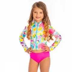 1AMIGO - Trajes de baño Dos Piezas con Filtro UV Para Niñas