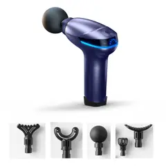 GENERICO - Pistola Masajeador Muscular Eléctrica Cinco Velocidades N