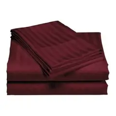 BALI - Sabanas Cama Sencilla Vinotinto Calidad Premium