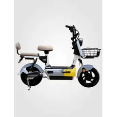 EVOBIKE - Bicicleta Eléctrica SOL PRO 35kmh AMARILLO-GRIS 350W Batería Extraíble