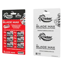 TURBOX - Cuchillas Afeitar Profesionales Platinum Nt-blade Max X 60