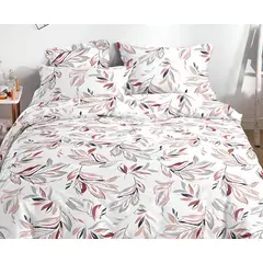 BALI - Duvet Doble Faz - Funda de Plumón Sencillo Palo de Rosa Flores