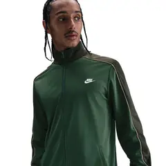 NIKE - Sudadera Club Pk Trk Suit Hombre-Verde