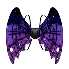 GENERICO - Alas Con Luces Led Integrada Para Disfraz Halloween