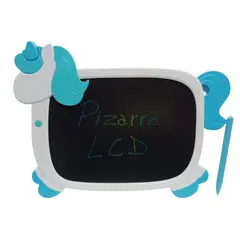 GENERICO - Pizarra Magica Lcd Multicolor Dibujos Unicronio Azul
