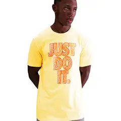 NIKE - Camiseta Nsw Tee 12Mo Jdi Sp24 Fs Hombre-Amarillo