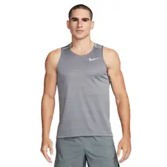 NIKE - Camiseta Sin Mangas Df Miler Ta Hombre-Gris