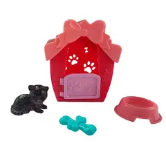 GENERICO - Castillo Casa Mascota Gatito De Muñecas Juguete Niñas