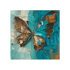 HOMUS - Cuadro Mariposa Grande 70 X70 X 3 Cms