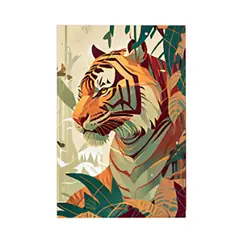 HOMUS - Cuadro Tigre Grande 70 X 100 X 3 Cms