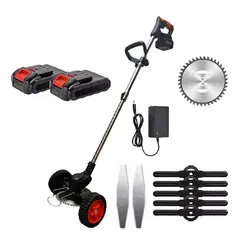 GENERAL - Guadaña Negra Doble Bateria Disco Mas Llantas 48V