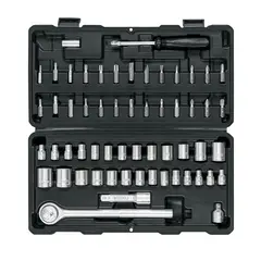 PRETUL - Juego 60 Copas Dados Y Ratchet 14 38 Mecánico