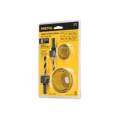 PRETUL - Juego 8 Sierra Copas 1 A 212 Multiusos 2 Brocas