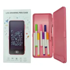 INFANTILES CAJUROMIX - Cartuchera Creativa Con Pantalla Lcd Reutilizable rosa