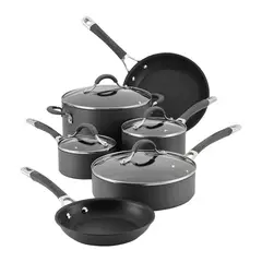 CIRCULON - Batería de cocina 10 pzs Aluminio anodizado antiadherente
