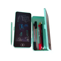 INFANTILES CAJUROMIX - Cartuchera Creativa Con Pantalla Lcd Reutilizable verde