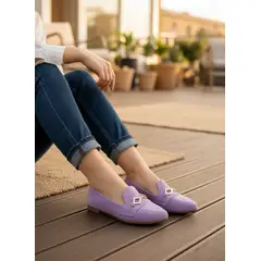 MOSTAZA - Zapatos lila royale