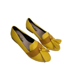 MOSTAZA - Zapatos amarillos con escobitas