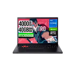 ACER - PORTATIL NITRO LITE INTEL I7-13620H RTX 3050 6GB SSD 4TB RAM 40GB 16" FHD 165Hz