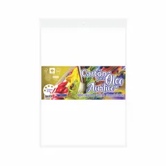 ICOPEL - Cartón Óleo y Acrílico Bolsa tamaño 1/8 x 8 Hojas