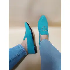 MOSTAZA - Zapatos cerrados turquesa
