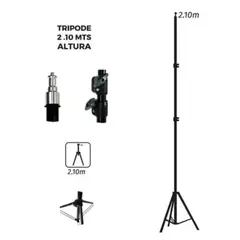GENERICO - Tripode Para Aro De Luz 2Mts + Soporte Del Celular