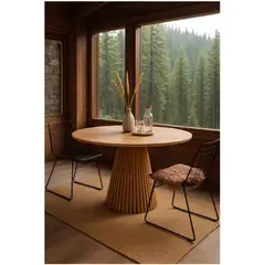 GENERICO - MESA COMEDOR MADERA / PINO 4 PUESTOS LUXURY- TERRANOVA