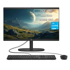 HP - Todo en uno 22-dg0010la Core i3 N300 8GB 512GB FHD 21.5