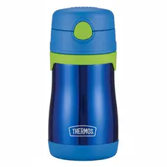 THERMO - BOTELLA ACERO INOXIDABLE DOBLE PARED SIPPY KIDS 290ML AZUL