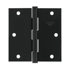 HERMEX - Set 10 Bisagras Negro Mate 90Mm Basic Con Tornillos