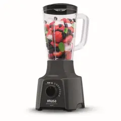 IMUSA - Licuadora Powermix Plus de 8V Vaso Plástico Gris 5861029880