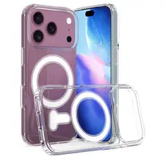 GENERICO - Forro Funda Protector Acrilico magnetico Para iphone 17 pro