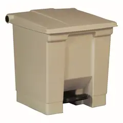 RUBBERMAID COMMERCIAL - Papelera de Pedal Rubbermaid 30 litros Beige FG614300BEIG