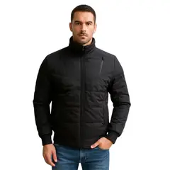 VOYPRE - Chaqueta Impermeable Para Hombre Interior En Tela Ovejera Raner Negra