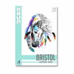 ALIANZA - Block Cartulina Bristol A4 240g X 20 Hojas