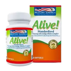HEALTHY AMERICA - GINSENG COMPLEX X 60 CAPSULAS BLANDAS/ ALIVE