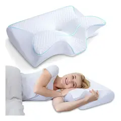 GENERICO - Almohada Ortopédica Cervical Alivia Dolores Cuello
