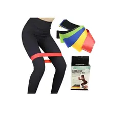 GENERICO - Kit Bandas Belt Elásticas Cerradas Ejercicio Resistentes X5