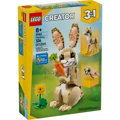 LEGO - Juego De Construcción Conejito Tierno 3 En 1 Para Niños