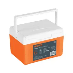 TRUPER - Hielera Contenedor Frio 6 Latas 19x26x18 Cm 36 Horas