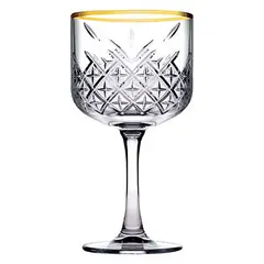 PASABAHCE - SET 4 COPAS TIMELESS GOLDEN TOUCH COCTEL
