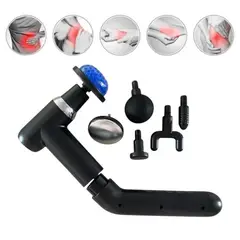 OEM - Masajeador Massage Gun Relajante Largo Calor Frío Pistola 6 Cabezales